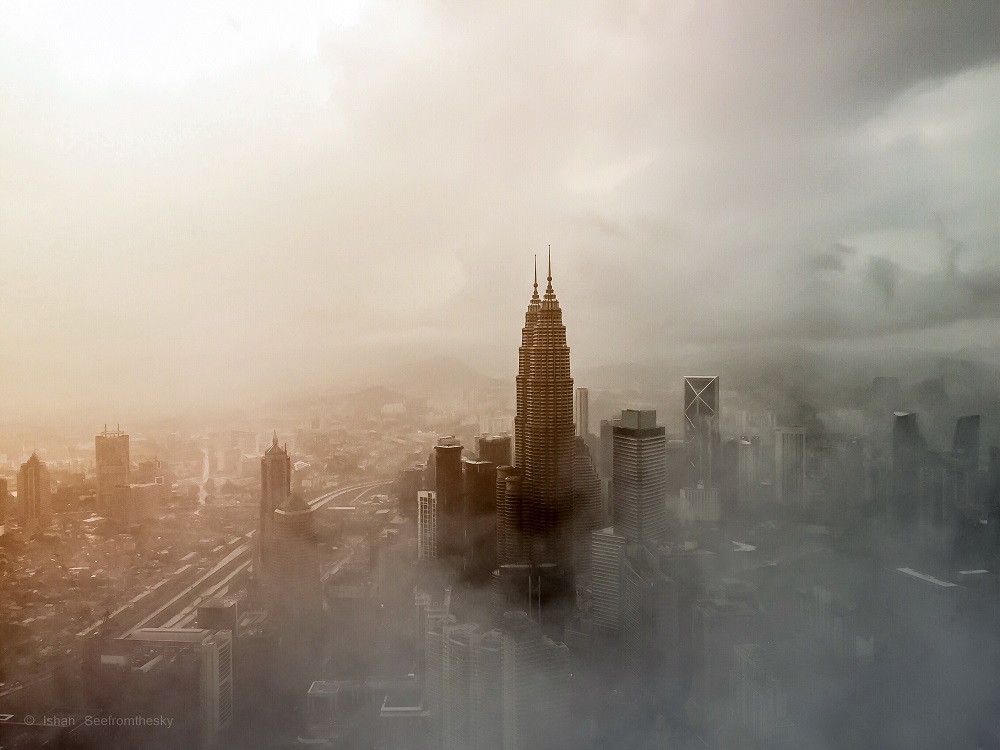 © Kuala Lumpur, Malaysia by Drone Photographer Ishan Seefromthesky