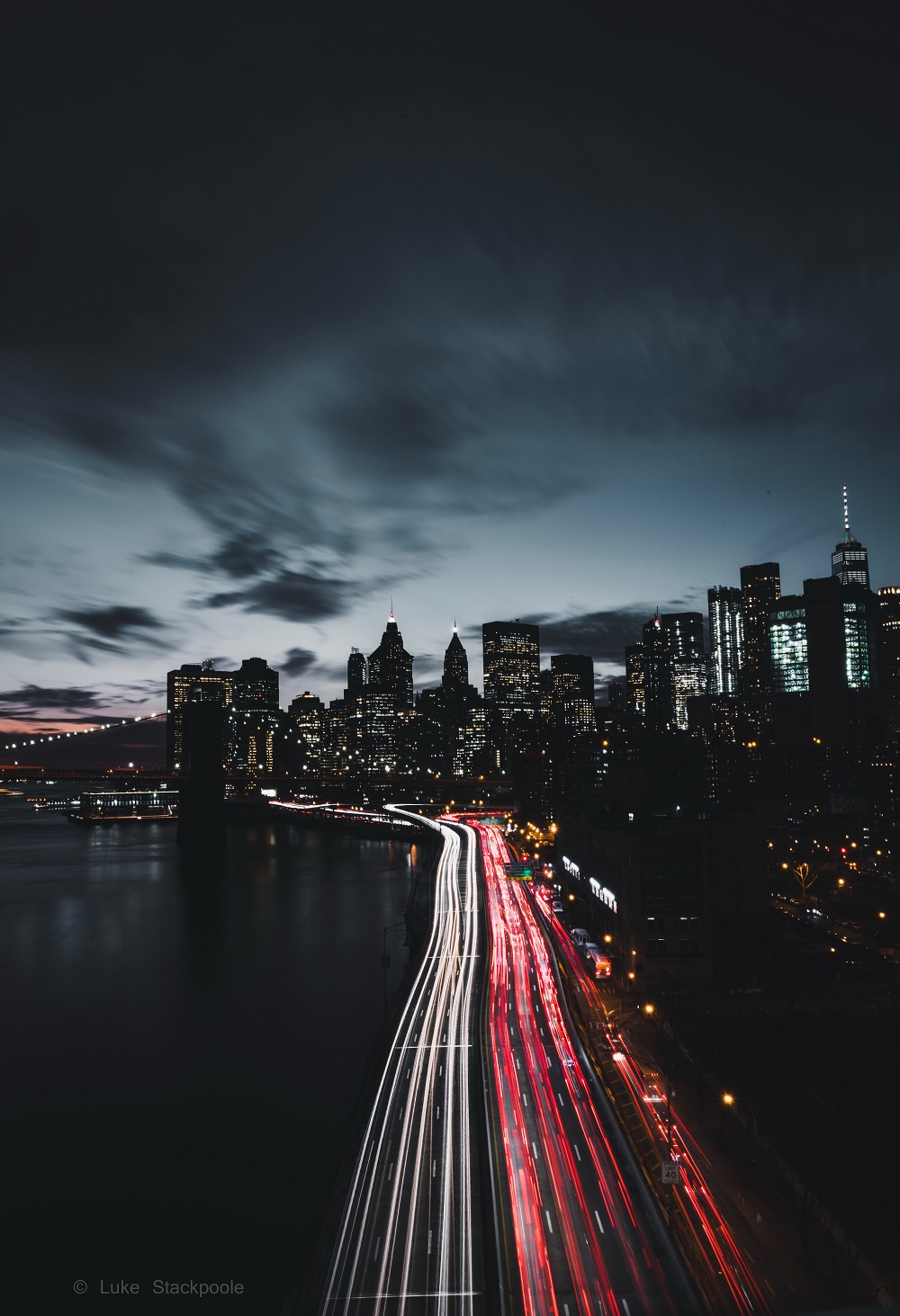 © Rush Hour Over Manhattan by Photographer Luke Stackpoole